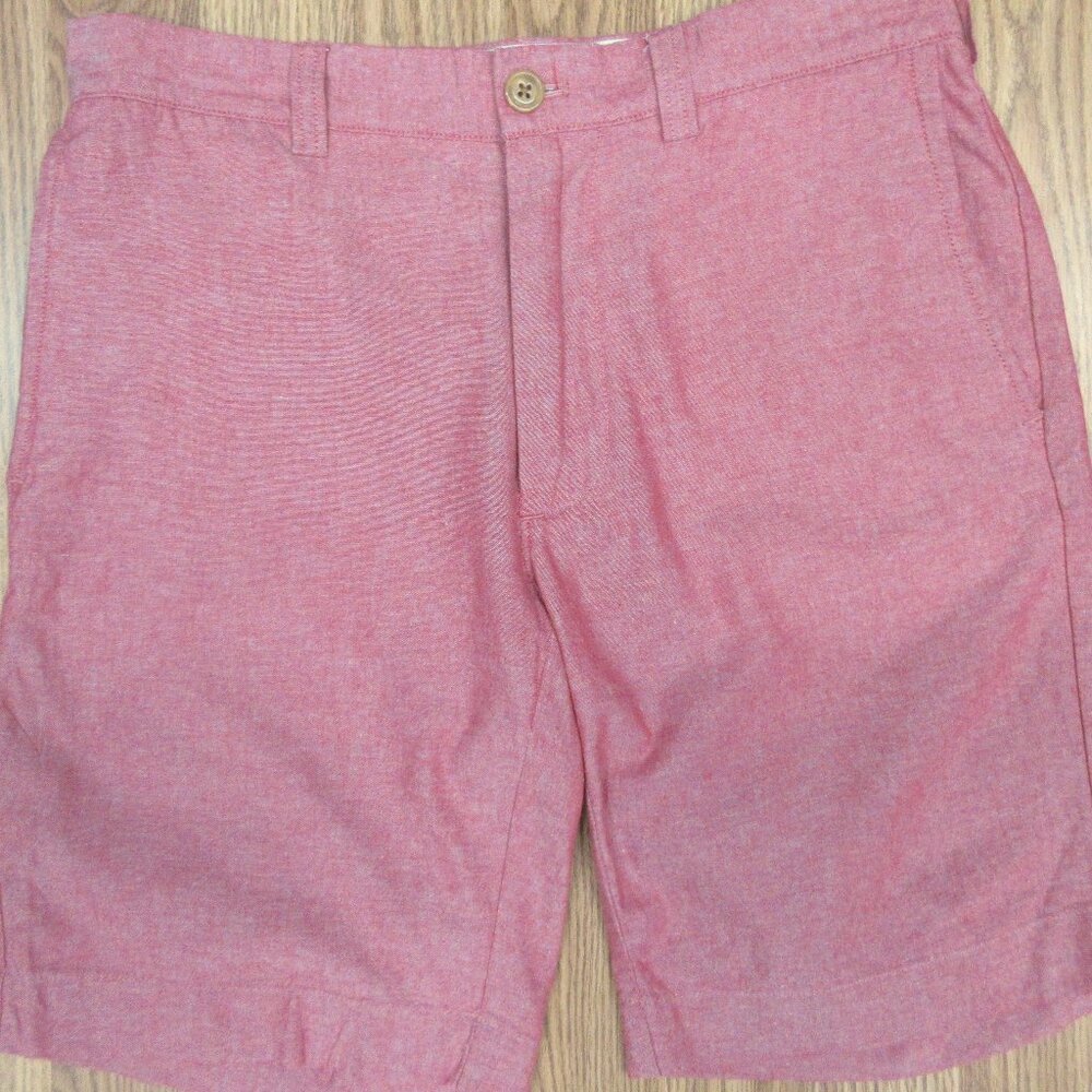 J.CREW GRAMERCY/ REGULAR FIT 100% SHORTS SALMON Sz 30